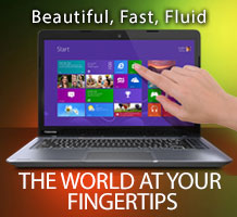 Touchscreen Laptops & Notebooks